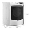 Maytag® Smart Pet Pro Front Load Gas Dryer - 7.4 CU. FT. MGD7020RW