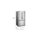 Whirlpool® 36-Inch Wide Counter-Depth French Door Bottom Mount Refrigerator - 20 cu. ft. WRFC2036RZ