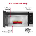 KitchenAid® 1.9cu ft Over The Range Microwave with Print Shield® YKMMS130RPS
