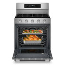 Kitchenaid® 5.0 Cu. Ft. Smart Freestanding Gas Range with Convection Cooking Modes KFGS530SPS