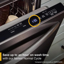 Whirlpool® 24-Inch Dishwasher with Total Coverage Wash Action and Auto Open Air Dry in Fingerprint Resistant Black Stainless WDTS8024SV