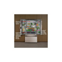 Kitchenaid® 24 cu. ft. 36-Inch Width Counter-Depth French Door Refrigerator with Interior Dispense KRFC236SPS