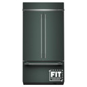 Kitchenaid® 24.2 Cu. Ft. 42" Built-In French Door Bottom Mount Refrigerator with Platinum Interior KBFN542SJP