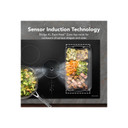 Kitchenaid® 36-inch NextGen Induction Downdraft Cooktop with Bridge XL Even-Heat™  Zone KCID936SBL