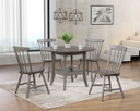 Brassex Inc furniture 5-piece dining set in Oak/Grey
