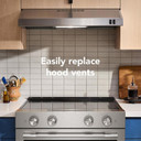 Kitchenaid® Smart Low Profile Microwave Hood Combination with Dual Fan Ventilation YKMML550RBE