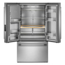 Kitchenaid® 31 cu. ft. French Door Refrigerator with Interior Water and Ice KRFF436SPS