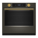 Kitchenaid® 30-inch Smart Electric Single Wall Oven with Assisted Cooking Modes - Black Ore KOES730SBE