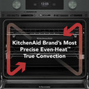 Kitchenaid® 30-inch Smart Electric Single Wall Oven with Assisted Cooking Modes - Juniper KOES730SJP