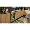 Kitchenaid® 24" Undercounter Refrigerator with Glass Door and Shelves with Metallic Accents KURR524SPS