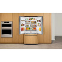 Kitchenaid® 22 Cu. Ft. 36-Inch Panel-Ready Counter-Depth French Door Refrigerator with Internal Water Dispenser KRFC136TPA