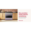 Kitchenaid® 36-Inch 6 Burner Commercial-Style Dual Fuel Range with No Preheat Air Fry Mode KFDS936SWF
