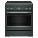 Kitchenaid® 30-Inch 4-Element Induction Freestanding Commercial-Style Range with Air Fry KFIS930SJP