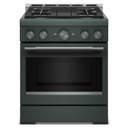 KitchenAid® 30-Inch 4 Burner Commercial-Style Gas Range with No Preheat Air Fry Mode KFGS930SJP
