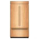 Kitchenaid® 24.2 Cu. Ft. 42" Built-In Panel-Ready French Door Bottom Mount Refrigerator with Platinum Interior KBFN542TPA