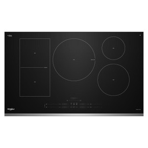 Whirlpool® 36" Intelligent Induction Cooktop with Temp Cook™ Technology and WipeClean™ Coating WCIT7536SS