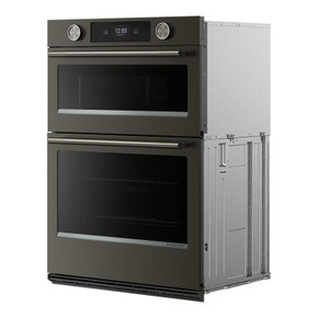 Kitchenaid® 30-inch Smart Electric Combo Wall Oven with Assisted Cooking Modes - Black Ore KOEC730SBE