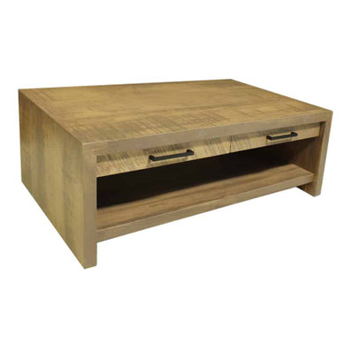 ASB Conestoga Warehouse coffee table with shelf and drawers
