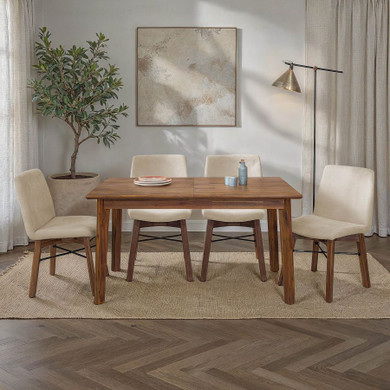 LH Home Gia small extension dining table in room setting