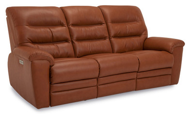 Podium Keiran leather match sofa