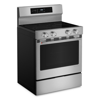 Kitchenaid® 5.3 Cu. Ft. Freestanding Electric Range with Convection Cooking Modes YKFES530SPS