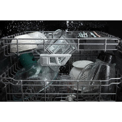 Whirlpool® Eco Series Quiet Dishwasher with a washing 3rd Rack &amp; Water Repellent Silverware Basket WDPS7024RV