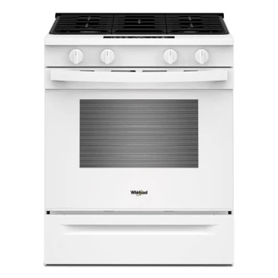 Whirlpool® 30-inch Gas Smart Range with Air Cooking Technology and Steam Clean WSGS4530TW