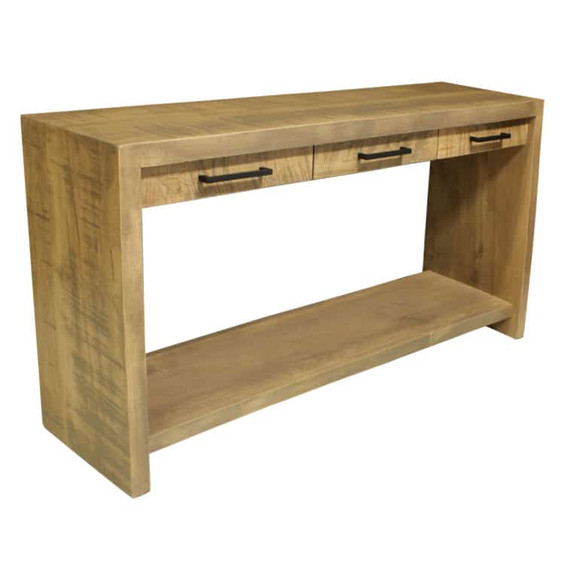 ASB Conestoga Warehouse sofa table with shelf and drawers