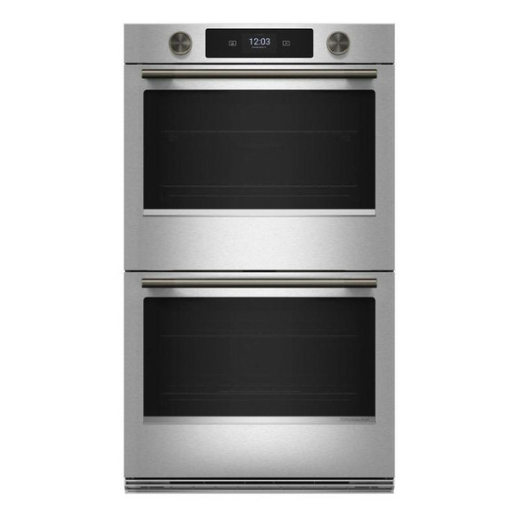 Kitchenaid® 30-inch Smart Electric Double Wall Oven with Intelligent Cooking Camera - PrintShield™ Finish KOED930SPS