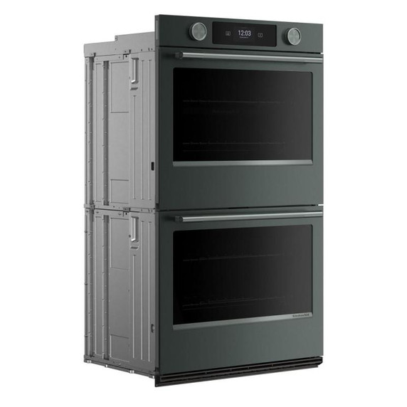 Kitchenaid® 30-inch Smart Electric Double Wall Oven with Intelligent Cooking Camera - Juniper KOED930SJP