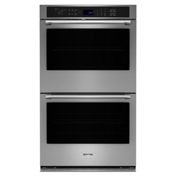 Maytag® 30-Inch Double Wall Oven with EvenAir™ True Convection System - 10.0 Cu. Ft. MOED4030TZ