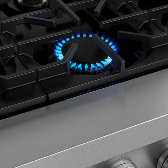 KitchenAid® 36-inch 6-Burner Gas Commercial-Style Rangetop KCGK936TSS