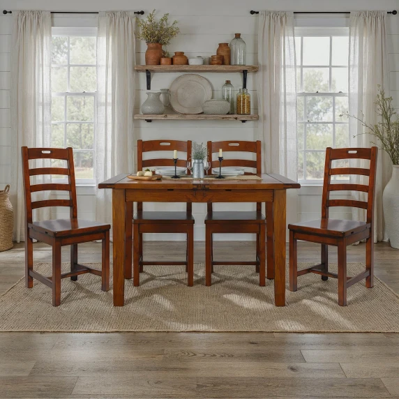 LH Home Irish Coast small extension dining table in room setting