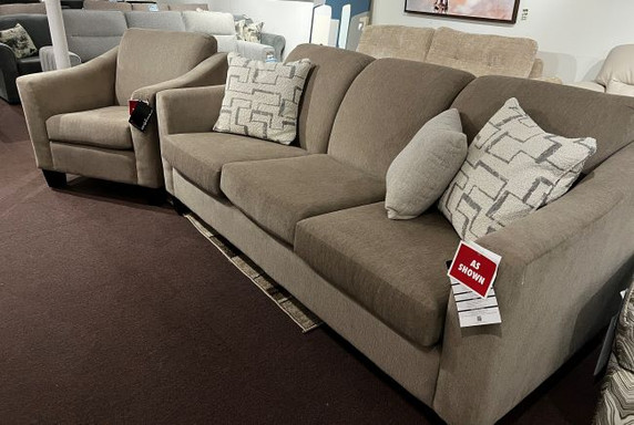 Canadian made, two piece sofa and chair