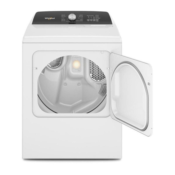 Whirlpool® 7.0 Cu. Ft. Top Load Electric Moisture Sensing Dryer with Steam YWED5050LW