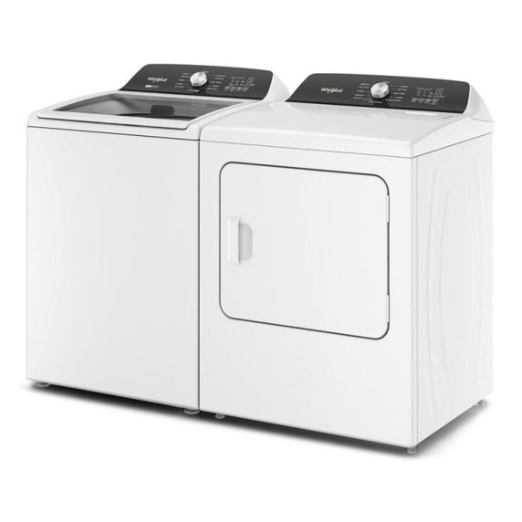 Whirlpool® 7.0 Cu. Ft. Top Load Electric Moisture Sensing Dryer with Steam YWED5050LW