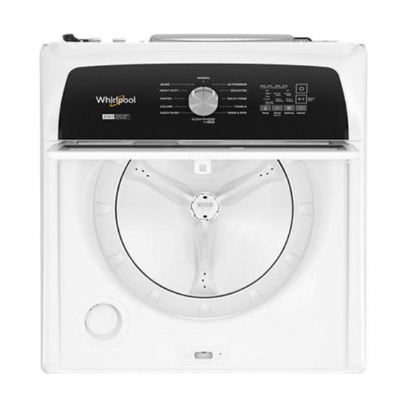 Whirlpool® 5.4 - 5.5 Cu. Ft. I.E.C. Capacity Top Load Washer with Removable Agitator WTW5057LW