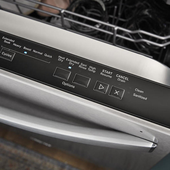 Whirlpool® Quiet Dishwasher with Boost Cycle and Pocket Handle WDP540HAMZ