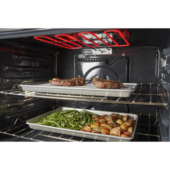 Whirlpool® 4.3 Cu. Ft. Single Wall Oven with Air Fry When Connected WOES5027LB