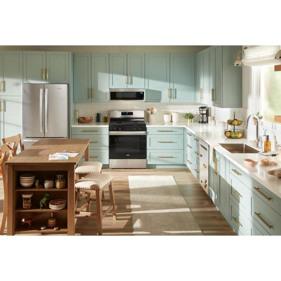 Whirlpool® 30-inch Self Clean Gas Range with No Preheat Mode WFGS3530RS