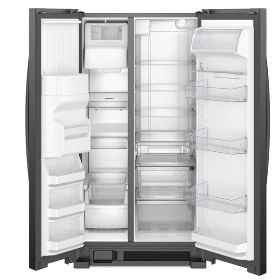 Whirlpool® 36-inch Wide Side-by-Side Refrigerator - 25 cu. ft. WRS325SDHB