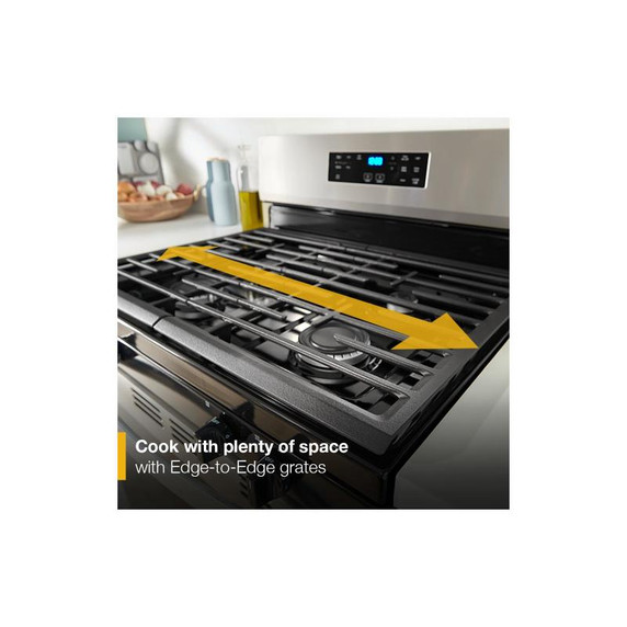 Whirlpool® 30-inch Self Clean Gas Range with No Preheat Mode WFGS3530RB