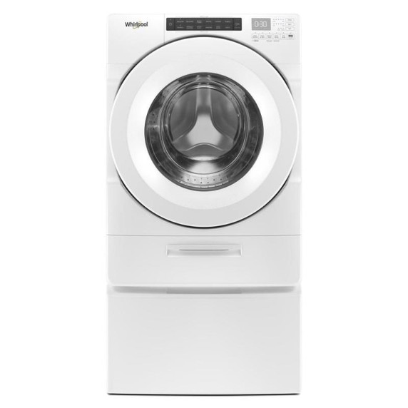 Whirlpool® 15.5" (39.4 cm) Pedestal for Front Load Washer and Dryer with Storage WFP2715HW