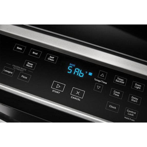 4.8 Cu. Ft. Whirlpool® Electric Range with Frozen Bake™ Technology YWEE515S0LS