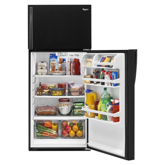 Whirlpool® 28-inch Wide Top Freezer Refrigerator - 14 cu. ft. WRT314TFDB