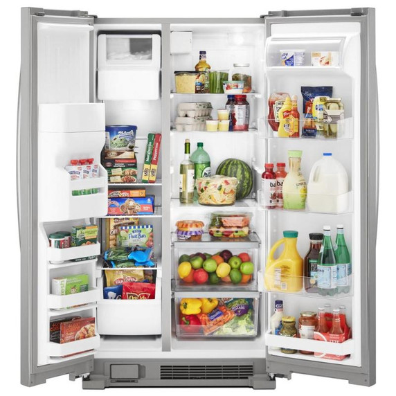 Whirlpool® 36-inch Wide Side-by-Side Refrigerator - 25 cu. ft. WRS335SDHM