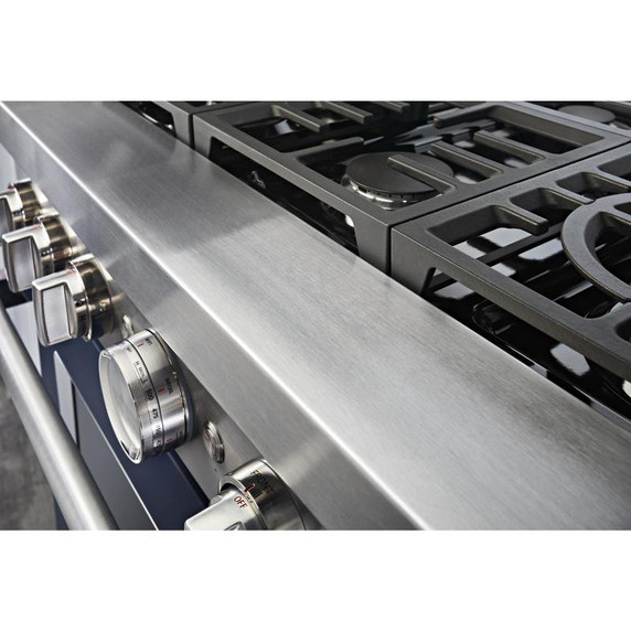 KitchenAid® 36'' Smart Commercial-Style Gas Range with 6 Burners KFGC506JIB