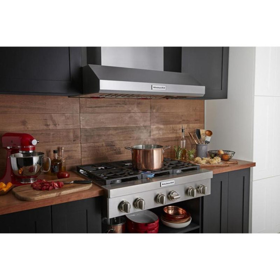 KitchenAid® 36'' 6-Burner Commercial-Style Gas Rangetop KCGC506JSS