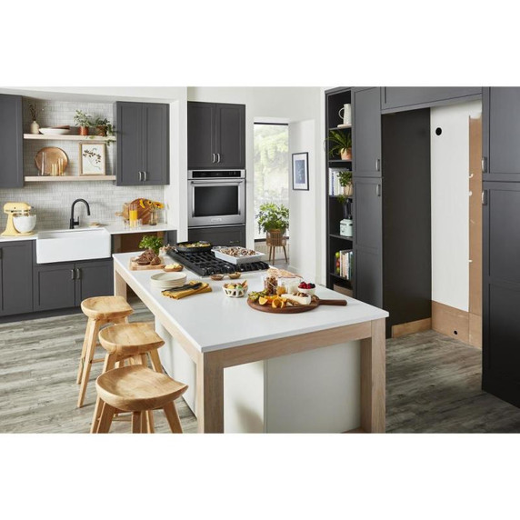 Kitchenaid® 36" 5 Burner Gas Downdraft Cooktop KCGD506GSS
