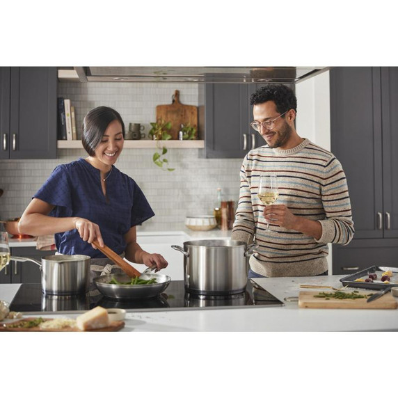 Kitchenaid® 36" Island-Mount, 3-Speed Canopy Hood KVIB606DSS
